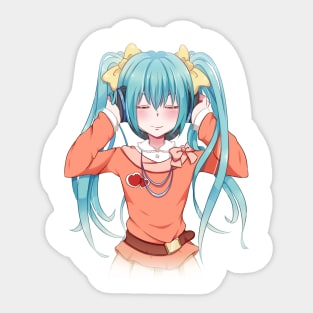 Listen to the music Sticker